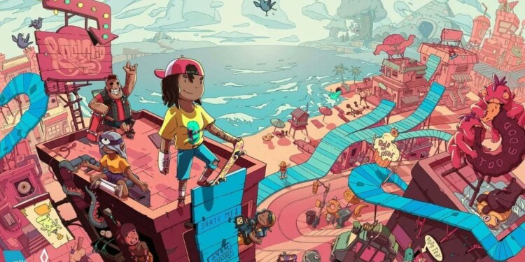 Sfreccia sulle strade di Radland alla ricerca delle mistiche divinità dello skateboard in OlliOlli World