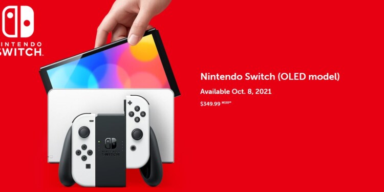 Annunciata la Nintendo Switch modello OLED