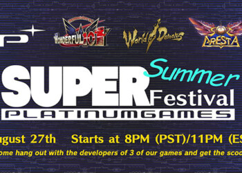 Super Summer Festival: il 28 agosto i protagonisti dell’estate sono i PlatinumGames