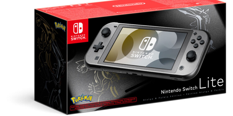 Svelata una nuova versione di Switch Lite a tema Pokémon Diamante Lucente/Perla Splendente
