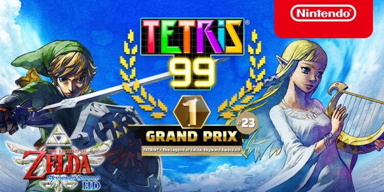 TETRIS 99 – Nuovo Grand Prix a tema Zelda: Skyward Sword HD