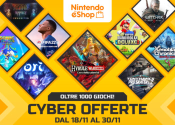 Oltre 1000 titoli per Nintendo Switch in sconto durante le Cyber Offerte, in partenza da giovedì