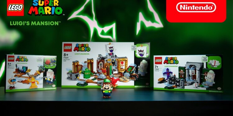 LEGO e Nintendo annunciano i set di costruzioni Luigi’s Mansion