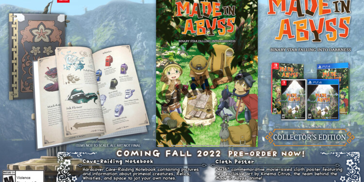 Spike-Chunsoft svela la struttura di gioco di Made in Abyss