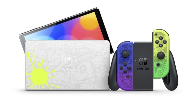 In arrivo una Switch OLED in edizione speciale per Splatoon 3