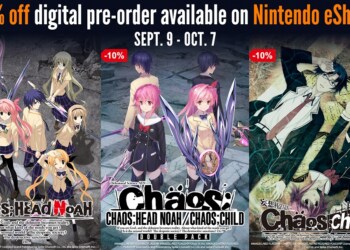 Aprono oggi i preorder di CHAOS;HEAD NOAH / CHAOS;CHILD Double Pack