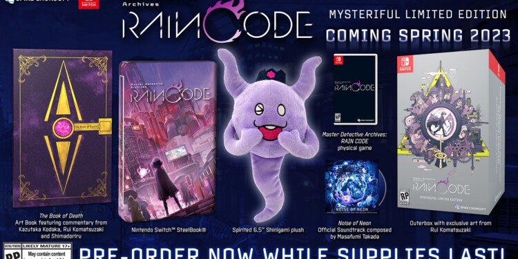 Aperti i pre-order di Master Detective Archives: RAIN CODE
