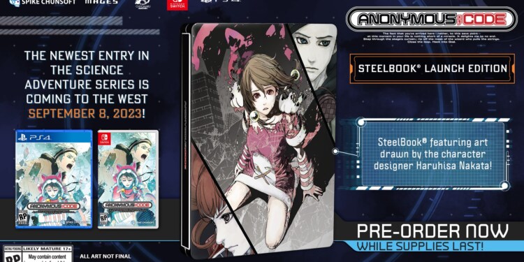 Svelata la data di uscita di Anonymous;Code