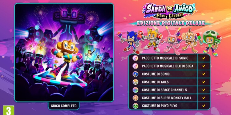 La festa avrà inizio il 29 agosto con Samba de Amigo: Party Central