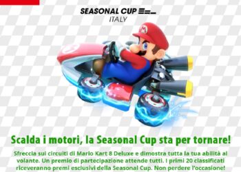 Tutti in pista con la nuova stagione della Mario Kart 8 Deluxe Seasonal Cup Italy!