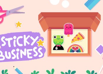 Gestisci il tuo negozio di sticker in Sticky Business