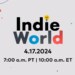 Indie World: segui la diretta con noi!