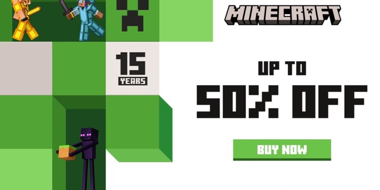 Minecraft: festeggiamo i suoi 15 anni con grandi sconti su eShop!