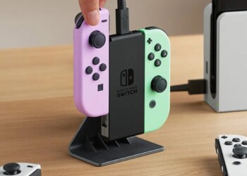 Nintendo svela lo stand ricarica ufficiale per i JoyCon di Switch