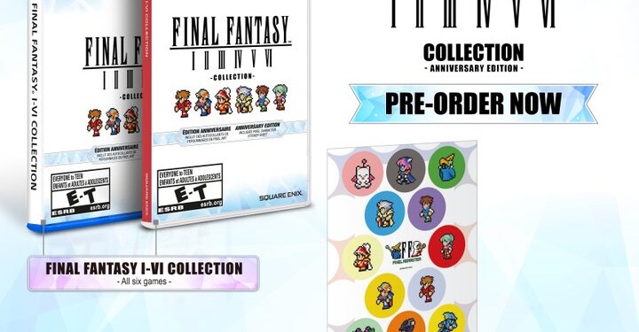 Final Fantasy Pixel Remaster torna disponibile in versione fisica