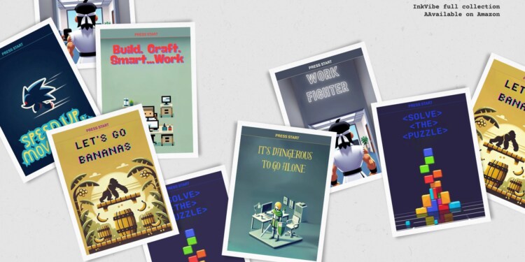 I tuoi videogiochi preferiti sempre con te – con i quaderni InkVibe!