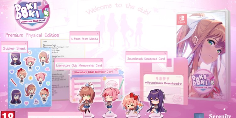 Serenity Forge annuncia il rilancio dell’edizione fisica premium di Doki Doki Literature Club Plus per Nintendo Switch!