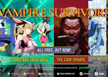 Vampire Survivors: disponibili l’espansione Emerald Diorama e l’aggiornamento Coop!