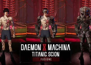 Nuovo video gameplay di Daemon X Machina: Titanic Scion ecco l’armatura pesante e il sistema di fusione