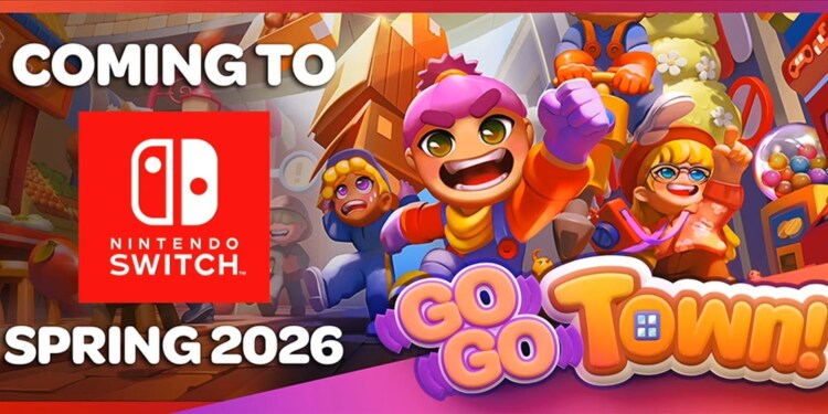Go-Go Town uscirà su Nintendo Switch a primavera 2026.
