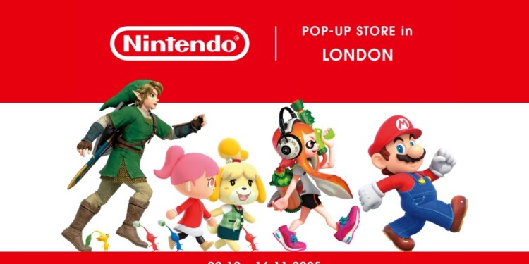 Nintendo aprirà il suo primo negozio pop-up nel Regno Unito