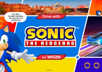 SEGA® e Waze fanno squadra per portare Sonic Hedgehog™ sul tuo navigatore