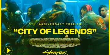 Cyberpunk 2077 festeggia cinque anni dal lancio!