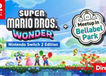 Svelata l’uscita di Super Mario Bros. Wonder – Nintendo Switch 2 Edition + Meetup in Bellabel Park