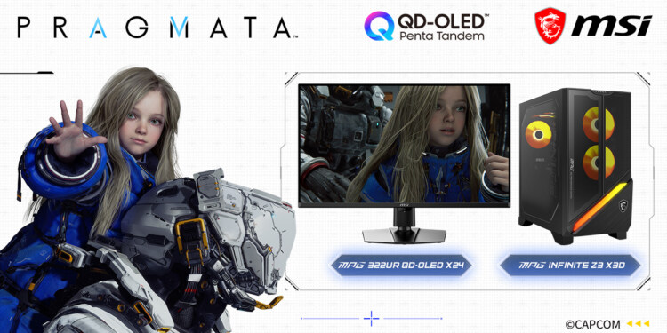 MSI: PRAGMATA in bundle con monitor e desktop gaming
