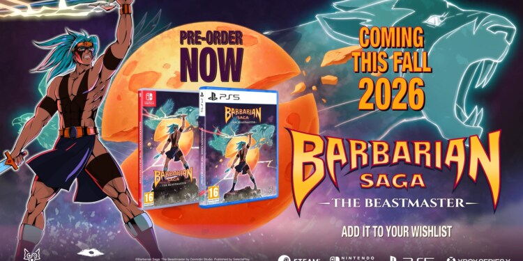 Barbarian Saga: The Beastmaster – confermata la versione fisica per Nintendo Switch