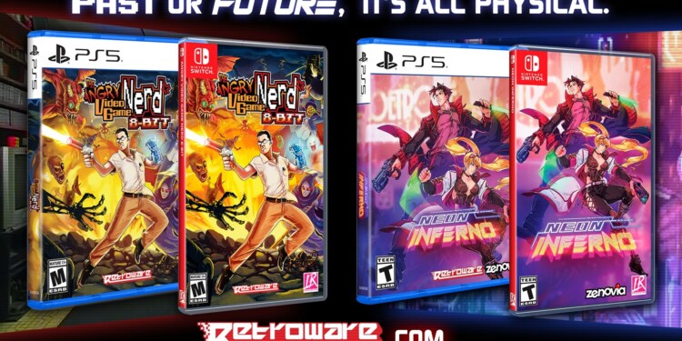 Edizioni fisiche di The Angry Video Game Nerd 8-Bit e Neon Inferno ora disponibili su Retroware