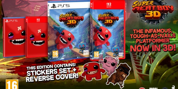 Super Meat Boy 3D ora disponibile in formato fisico per Nintendo Switch 2