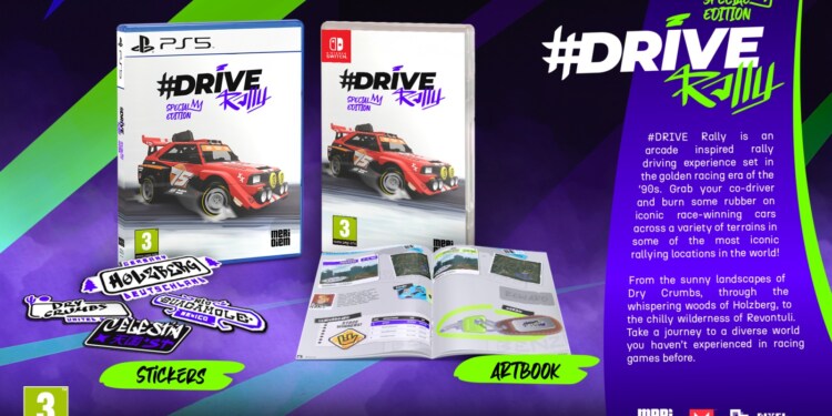 DRIVE Rally è ora disponibile in formato fisico per PlayStation 5 e Nintendo Switch