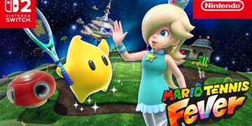 Aggiornamento a tema Galaxy per Mario Tennis Fever