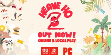 Heave Ho 2, un caotico party game cooperativo senza eguali, arriva oggi su console Nintendo