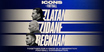 Un incontro senza precedenti | EA SPORTS™ Presenta Icons of Football riunisce David Beckham, Zinédine Zidane e Zlatan Ibrahimović