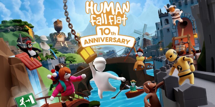 Human Fall Flat festeggia il decimo anniversario insieme a 60 milioni di giocatori
