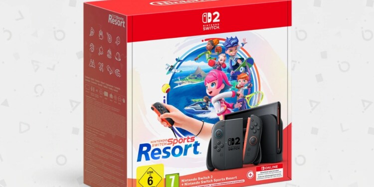 Il bundle NINTENDO SWITCH 2 + NINTENDO SWITCH SPORTS RESORT in uscita il 22 ottobre