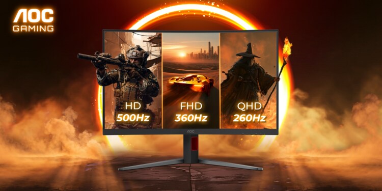 Tre refresh rate in un unico monitor: il nuovo AOC GAMING CQ32G4ZA