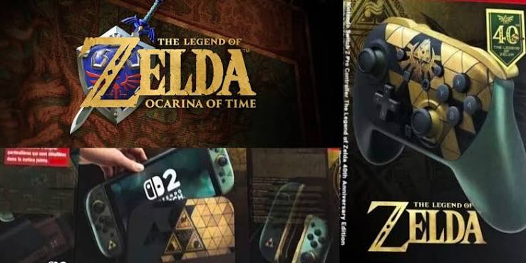 Rumor: ecco le immagini delle edizioni The Legend of Zelda di Nintendo Switch 2 e Controller Pro