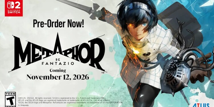 Metaphor: ReFantazio – prezzo budget per la prossima avventura Atlus su Nintendo Switch 2