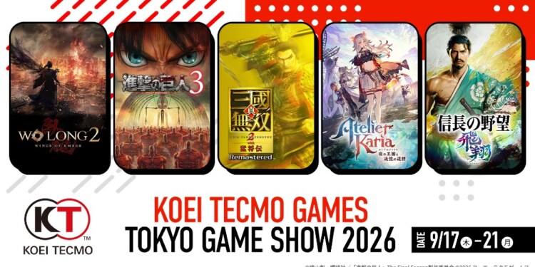 KOEI TECMO svela la line up del Tokyo Game Show: tanti titoli in arrivo per Nintendo Switch 2
