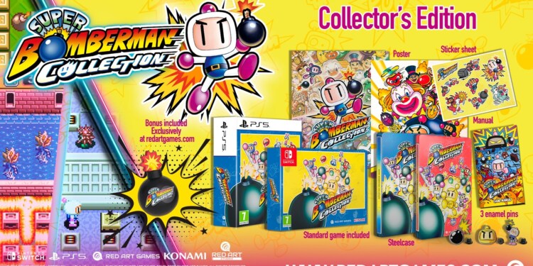 Le edizioni fisiche di SUPER BOMBERMAN COLLECTION sono ora disponibili