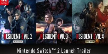 Tre iconici remake di Resident Evil™ arrivano oggi su Nintendo Switch™ 2
